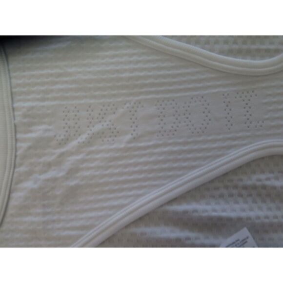 Nike BV3909 100 Women Sz XL White Dri-Fit Infinite Running Slim Fit Tank Top $65 - Picture 5 of 7